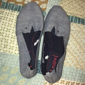 Grey Slip-On Shoes